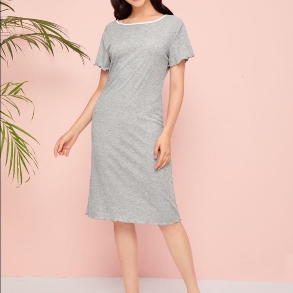 New Gray T-shirt Nightgown